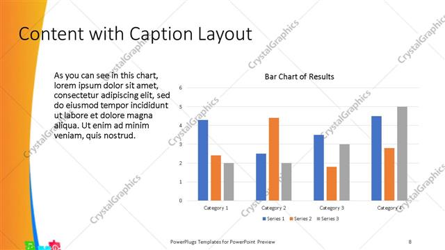 Content with Caption presentation slide layout