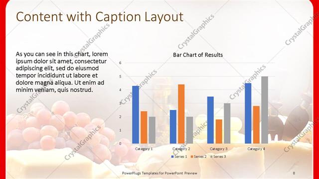 Content with Caption presentation slide layout