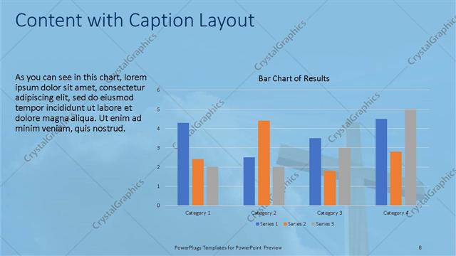 Content with Caption presentation slide layout