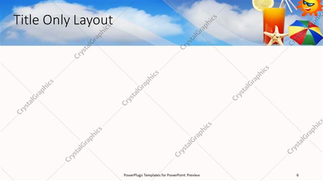 Title Only presentation slide layout