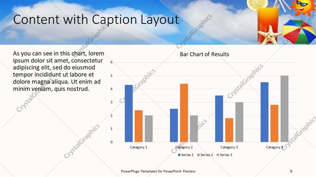 Content with Caption presentation slide layout
