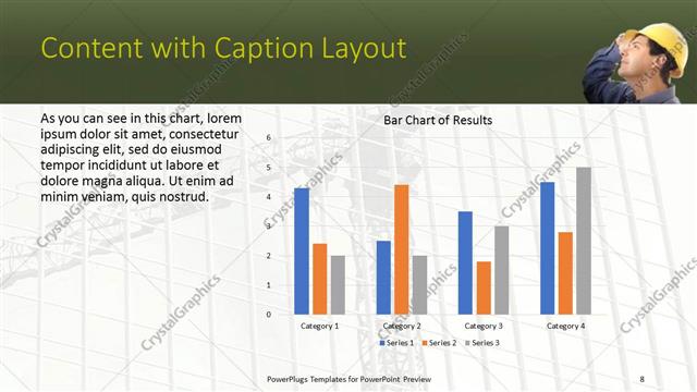 Content with Caption presentation slide layout