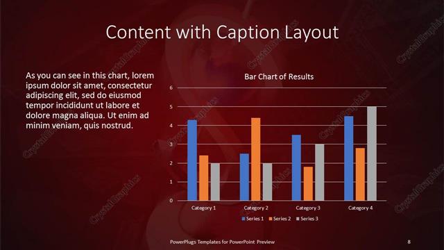 Content with Caption presentation slide layout