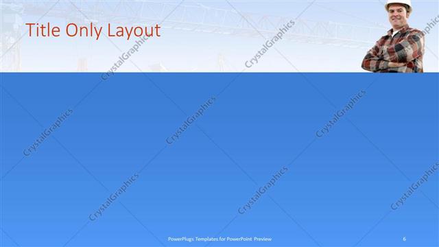 Title Only presentation slide layout