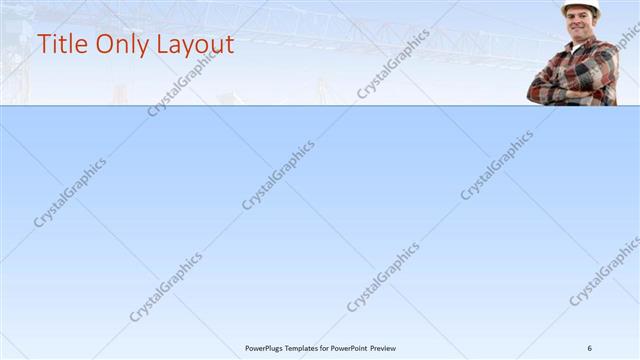 Title Only presentation slide layout