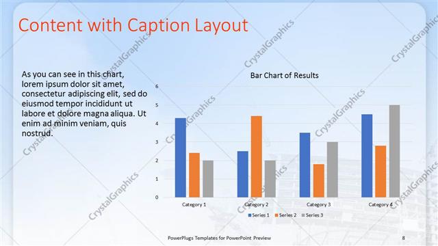 Content with Caption presentation slide layout