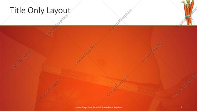 Title Only presentation slide layout