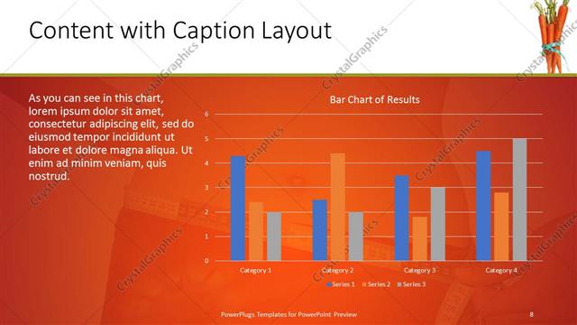 Content with Caption presentation slide layout