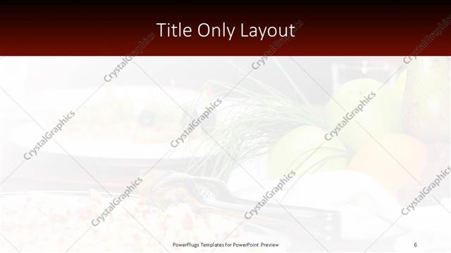 Title Only presentation slide layout