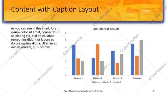 Content with Caption presentation slide layout
