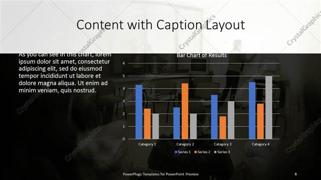 Content with Caption presentation slide layout