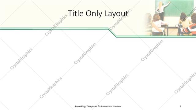 Title Only presentation slide layout