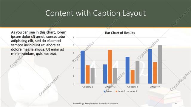 Content with Caption presentation slide layout