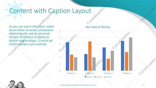 Content with Caption presentation slide layout