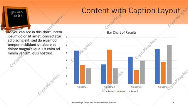 Content with Caption presentation slide layout
