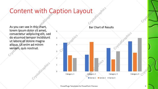 Content with Caption presentation slide layout