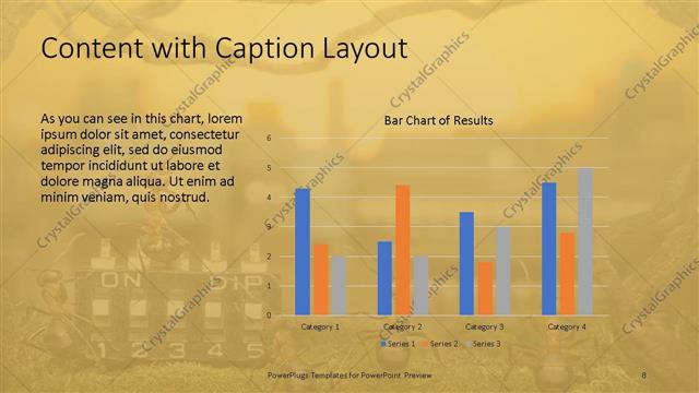 Content with Caption presentation slide layout