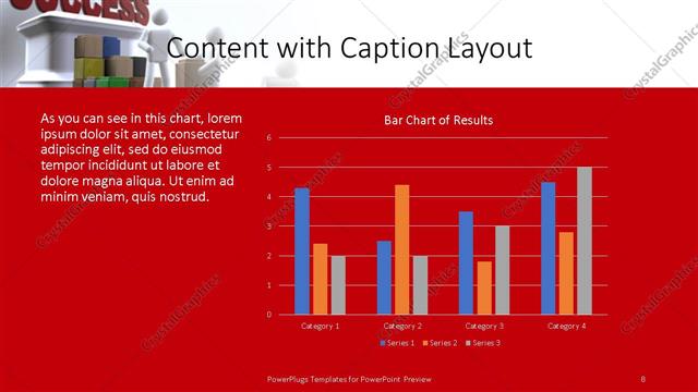 Content with Caption presentation slide layout