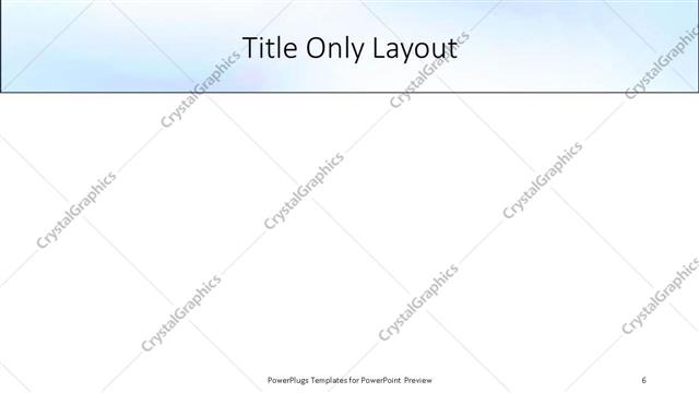 Title Only presentation slide layout