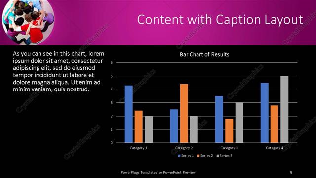 Content with Caption presentation slide layout