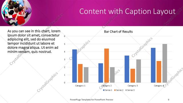 Content with Caption presentation slide layout