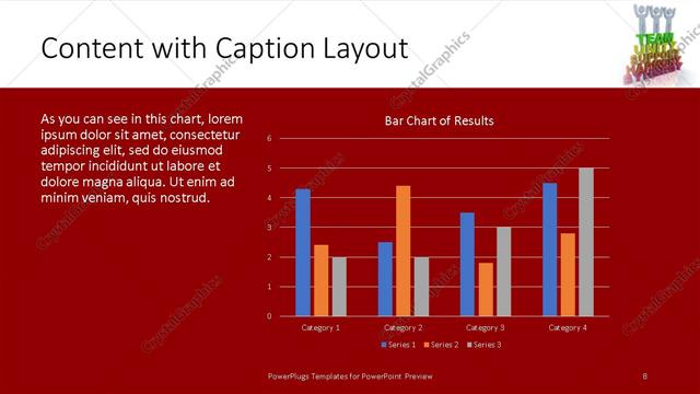 Content with Caption presentation slide layout