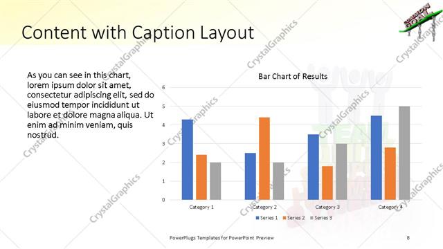 Content with Caption presentation slide layout