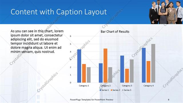Content with Caption presentation slide layout