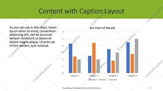 Content with Caption presentation slide layout