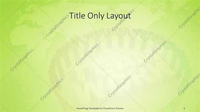 Title Only presentation slide layout