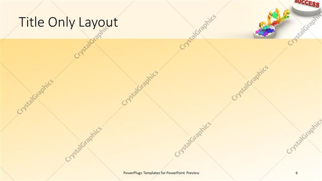 Title Only presentation slide layout