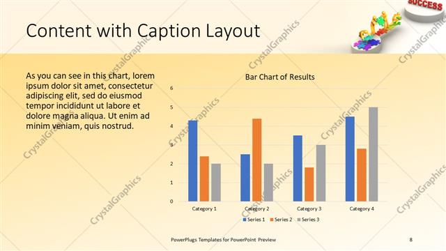 Content with Caption presentation slide layout