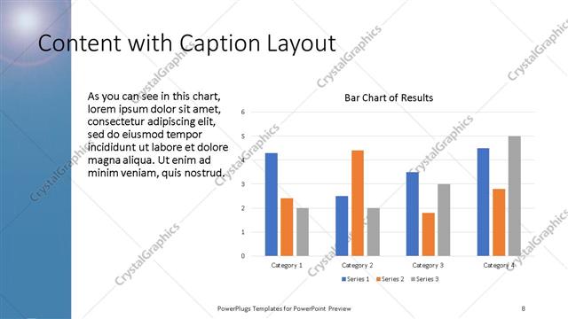 Content with Caption presentation slide layout