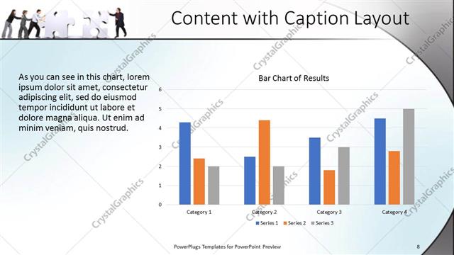 Content with Caption presentation slide layout