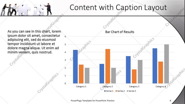 Content with Caption presentation slide layout