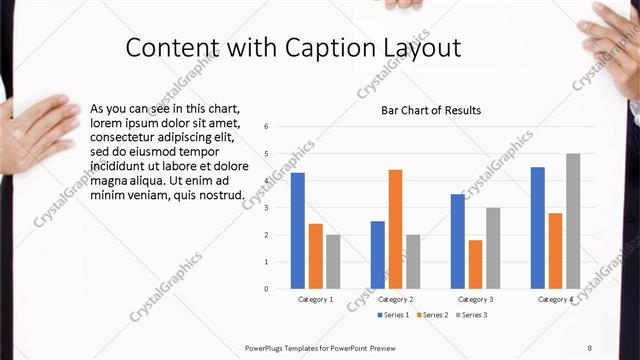 Content with Caption presentation slide layout