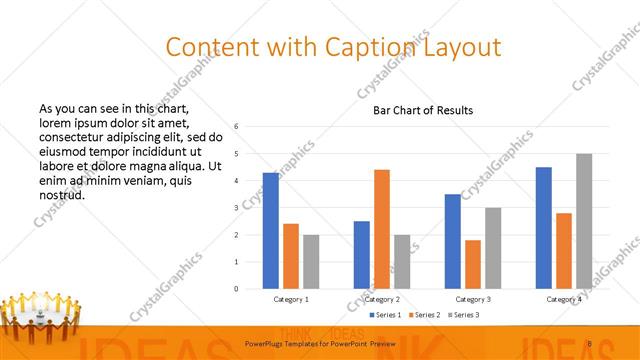 Content with Caption presentation slide layout