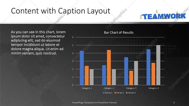 Content with Caption presentation slide layout