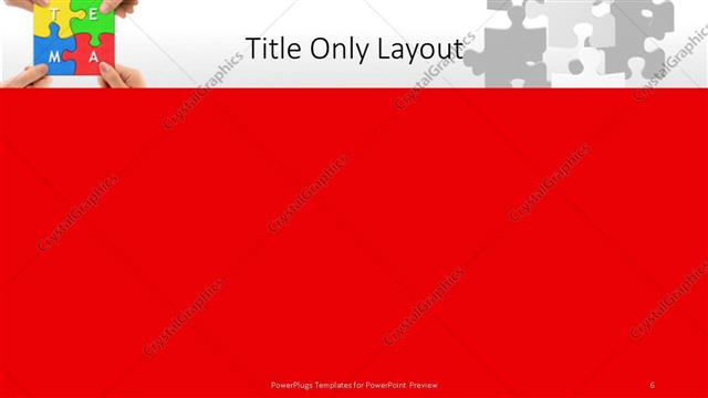 Title Only presentation slide layout