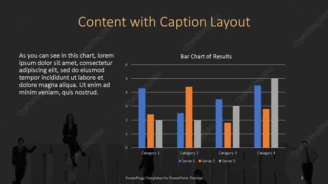 Content with Caption presentation slide layout