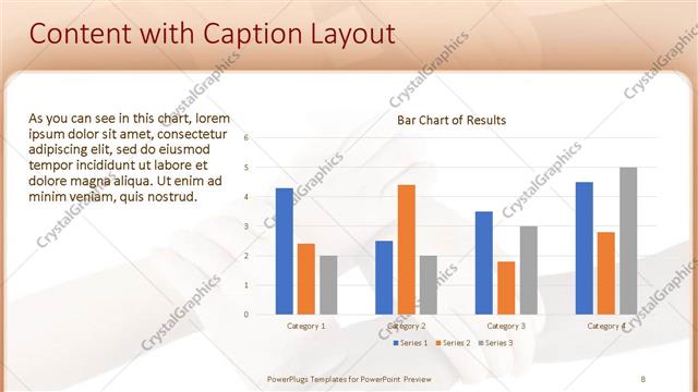 Content with Caption presentation slide layout