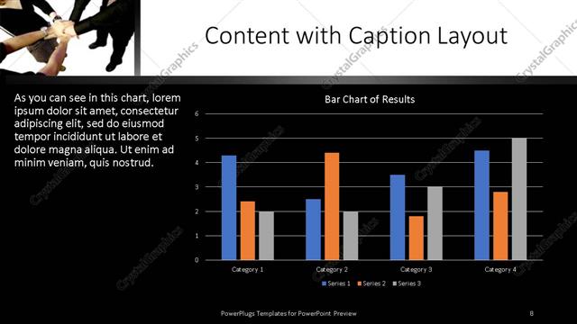 Content with Caption presentation slide layout