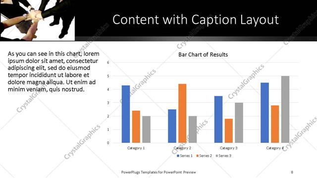 Content with Caption presentation slide layout