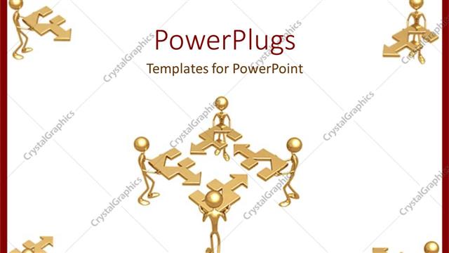  Presentation with together puzzle pieces - Teamwork putting together the pieces of the puzzle solutions business collaboration