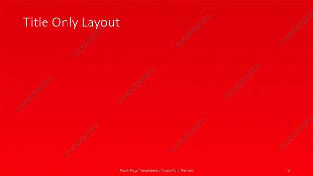 Title Only presentation slide layout