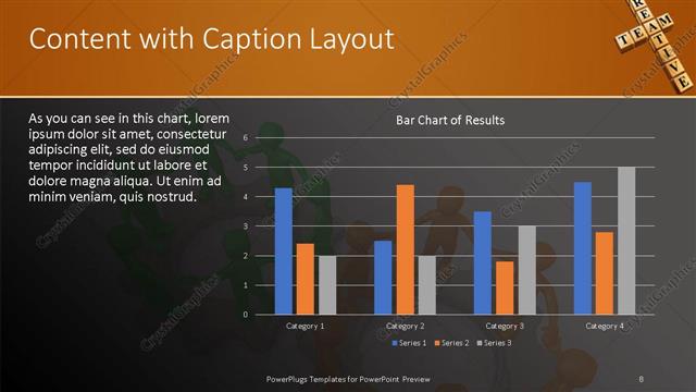 Content with Caption presentation slide layout