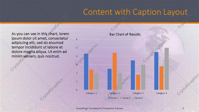 Content with Caption presentation slide layout