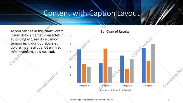Content with Caption presentation slide layout