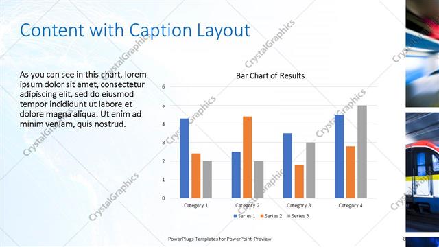 Content with Caption presentation slide layout