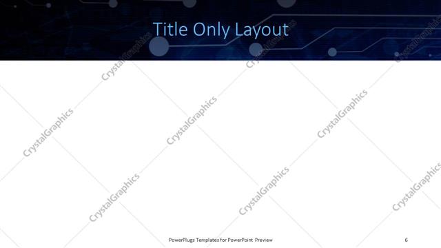 Title Only presentation slide layout